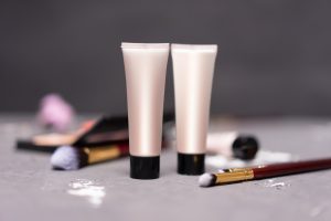 Close-up of Beauty Product Tubes